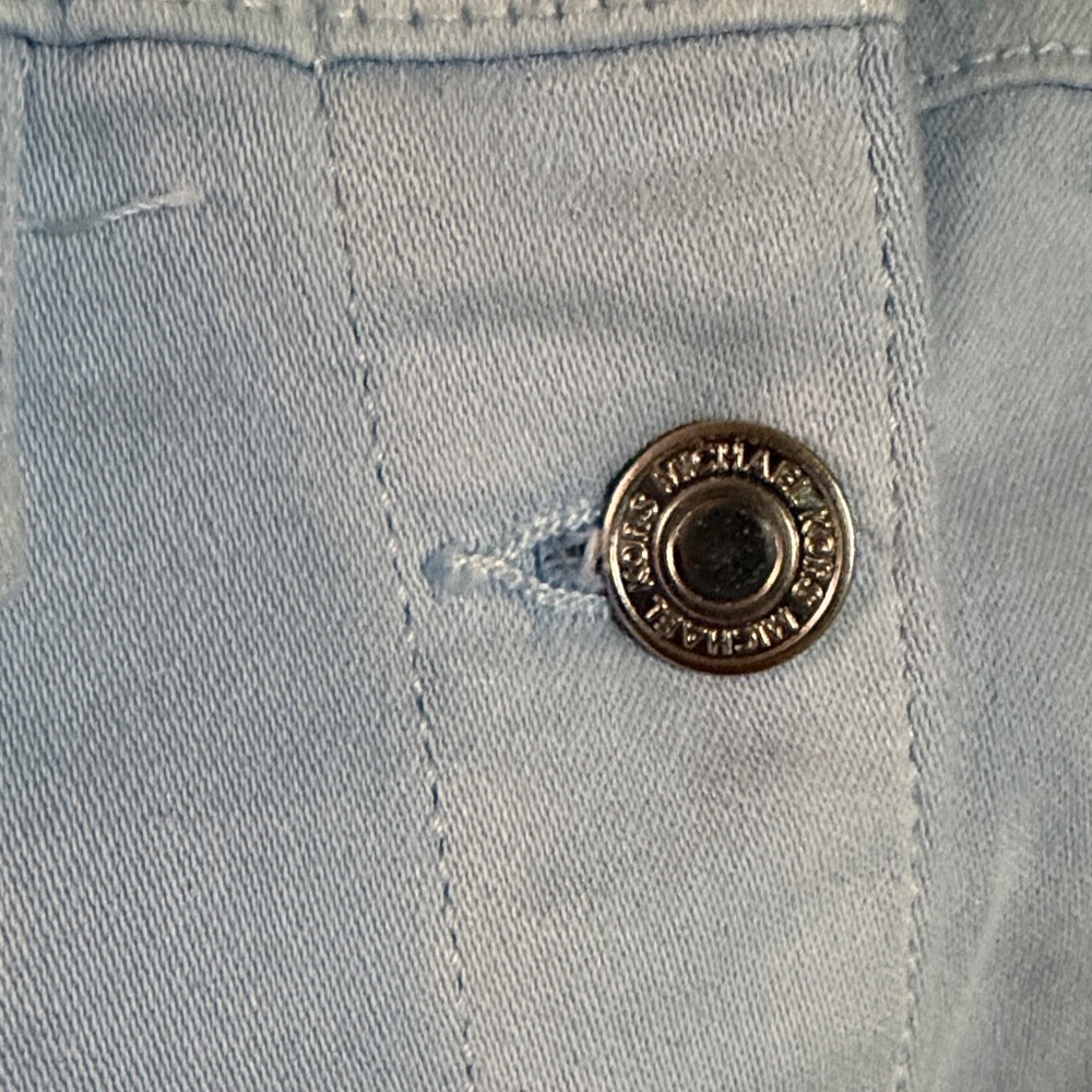 MICHAEL KORS Light Blue Denim Jacket - Picture 3 of 8
